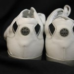 [ Two Pairs of Size 10 Hugo Boss Sneakers 1 Brown Suede 1 White Vinyl ]