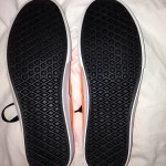 Rare VANS Neon Flourescent Orange Shoes Authentic Mens size 7.5 Womens size 9