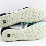 HUGO BOSS ORANGE LABEL WHITE BLUE SHOES SNEAKERS LEATHER & NYLON NEW SIZE 10 43