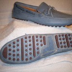 COLE  HAAN  LIGHT  BLUE  DRIVING  MOCCASINS