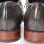 COLE HAAN 11 green leather NIKE AIR COLTON plain toe oxford blucher shoe C09580