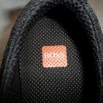 Boss Hugo Boss Black Mesh Striped Sneaker Size 10 US Size 43 EU