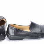 COLE HAAN COLLECTION 8 black leather NIKE AIR moc toe loafer shoe C06218 NEW