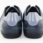 HUGO BOSS BLACK LABEL WEBIO BLUE SHOES SNEAKERS 100% LEATHER NEW SZ 10 43