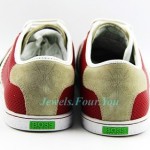 HUGO BOSS GREEN LABEL MICKS RED GOLF SHOES SNEAKERS LEATHER NEW SZ 10 43
