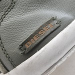 DIESEL 10.5 olive night green leather MIDDAY high mid top sneaker shoe $165 NIB