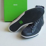 HUGO BOSS  MORNINGSIDE TRACK LEATHER BOOTS  Size 13