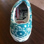 Vtg. 2007 Vans Authentic SF Duke Kahanamoku Lake Blue /True White Slip On Mint!!