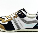 HUGO BOSS ORANGE LABEL WHITE BLUE SHOES SNEAKERS LEATHER & NYLON NEW SIZE 10 43