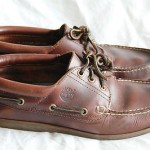mens brown TIMBERLAND deck shoes size UK 9 W