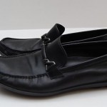 VERY NICE Men’s Size 7.5 HUGO BOSS Black Leather Loafer Shoes