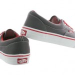 Vans Era VN-0QFK7OT Pop Charcoal Red Canvas Casual Shoes Men