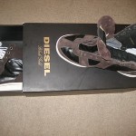 DIESEL BLACK GOLD HIGHTOP SNEAKER (Size US 8 / EU 41, Leather&Suede)