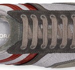 Hugo Boss Mens Silvans Grey Silver Casual Lace-Up Fashion Sneakers Kicks Shoes