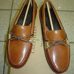 NEW MENS COLE HAAN “AIR GRANT” BROWN/TAN LEATHER SLIP ON SHOES SIZE 8 M  $158
