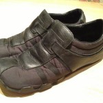 Diesel “Leon” Black Leather Black Nylon sz 10.5 AWESOME KICKS