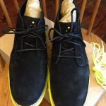 NEW Cole Haan Lunargrand Chukka Sz. 9.5 Black Suede Volt 10