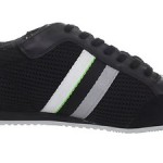 HUGO BOSS Mens Shoes Fashion Black Sneakers VICTOIRE SF, BOSS Green – New In Box