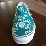 Vtg. 2007 Vans Authentic SF Duke Kahanamoku Lake Blue /True White Slip On Mint!!