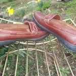 Men’s COLE HAAN Boat Shoe, Rust Color Leather, Size: 10M #M92678