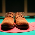 COLE HAAN NIKE AIR WING TIP OXFORD BROWN SUEDE LEATHER MEN’S SZ 10
