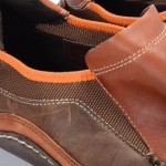 COLE HAAN 12 brown leather NIKE AIR driving moccasin loafer slip on shoe C09766