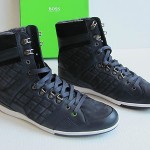 HUGO BOSS  MORNINGSIDE TRACK LEATHER BOOTS  Size 13