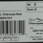 Vans Era VN-0QFK7OT Pop Charcoal Red Canvas Casual Shoes Men