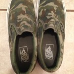 VANS Classic Slip On Skull Turtle Camo Shoes Excelent Condition