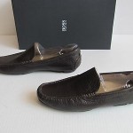 Hugo Boss Leather Loafer ‘Drep US’.Dark Brown.Size- 7