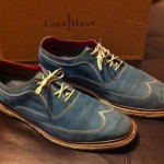 Cole Haan / Cole Rood & Haan Blue Cooper Wingtip Mens Size 13 C10124 Collab