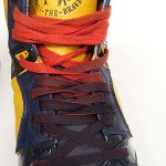 Mens DIESEL High Top Sneaker Shoes I’m Pression Mid Red Blue Mustard Yellow 11