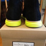 NEW Cole Haan Lunargrand Chukka Sz. 9.5 Black Suede Volt 10