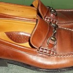 COLE HAAN Adrein Bit Saddle Brown Horse Bit Loafers Calfskin Leather Mens 10 M