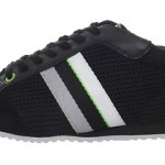 HUGO BOSS Mens Shoes Fashion Black Sneakers VICTOIRE SF, BOSS Green – New In Box