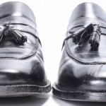 COLE HAAN 11 black leather NIKE AIR tassel loafer moc toe slip on shoe C07906