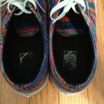 VAN DOREN VANS ERA SHOES SIZE 11 MULTI STRIPE GREAT CONDITION