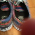 VAN DOREN VANS ERA SHOES SIZE 11 MULTI STRIPE GREAT CONDITION