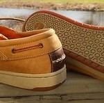 Timberland Leather Mocs /Boat Shoes Wheat 10 M EXCELLENT