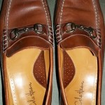 COLE HAAN Adrein Bit Saddle Brown Horse Bit Loafers Calfskin Leather Mens 10 M
