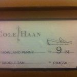 Cole Haan Howland Penny Tan Brown Shoes Loafers Driver