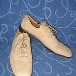 HUGO BOSS . Men’s Casual Fashion Shoe . Beige Suede . Sz. Euro 44 /  US 10.5
