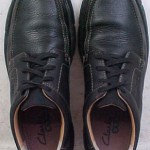 Clarks Mens XTRLite Sphinx Black Leather Casual Oxfords Shoes 86214 size 9.5 M