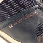$225 Hugo Boss ORANGE Label Sneakers Navy Blue Mens Shoes 10 43 Trainers 9.5