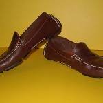 COLE HAAN WOMEN’S LEATHER , BROWN DRIVING MOCCASINS SIZE 8 B VGUC