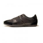 $225 Hugo Boss ORANGE Label Sneakers Black Mens 12 45 Shoes Trainers 11.5 Sport