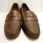 NEW COLE HAAN BOWMAN SADDLE TAN LEATHER PENNY LOAFERS WITH COMBINATION SOLES