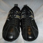 Boss Hugo Boss Black Mesh Striped Sneaker Size 10 US Size 43 EU