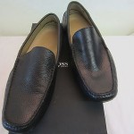 $195 Boss Hugo Boss Men’s Drep Moccasin Loafers Black 11 M
