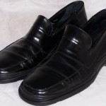 Men’s Shoes COLE HAAN Nike Air LOAFERS Size 9M Leather Black Black